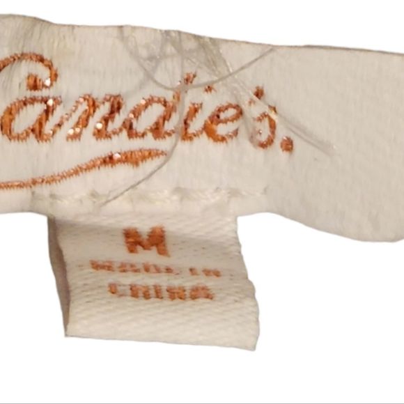 Candies Sweater Fluffy Gray Womens Size Medium - Picture 3 of 10